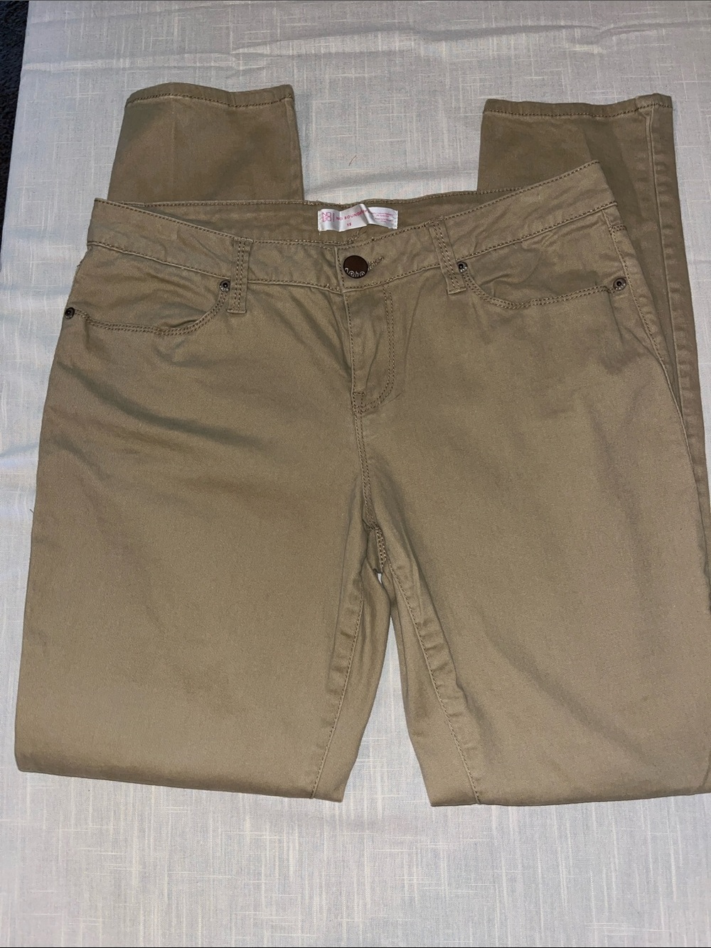 No Boundaries Skinny Jeans - Tan